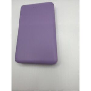 ROHS 10000mAh Purple Portable Slim‎ Power Bank. Sleek Design  New